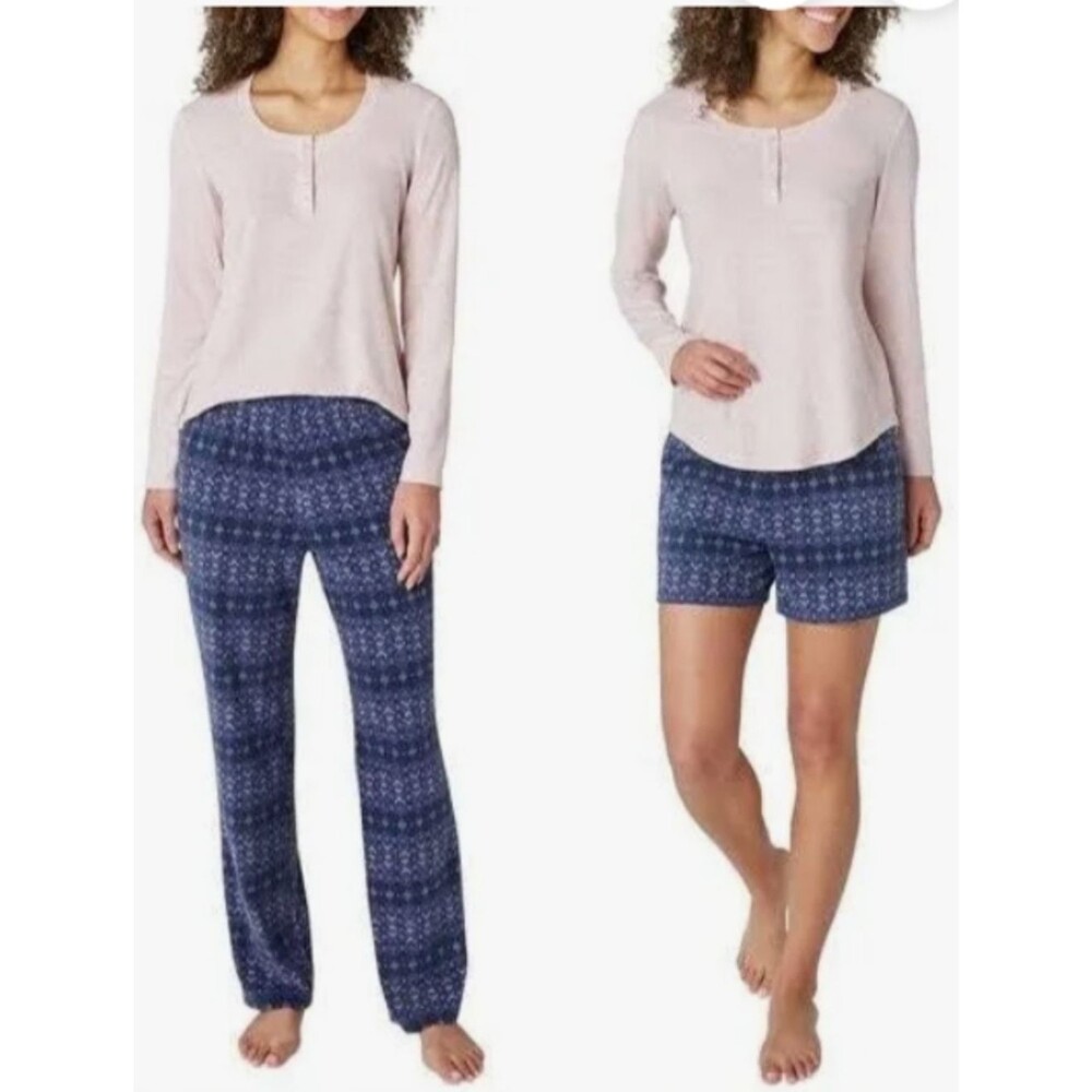 New Eddie Bauer Pajamas 3-Piece Waffle Fleece Sleep Set XXL NWT